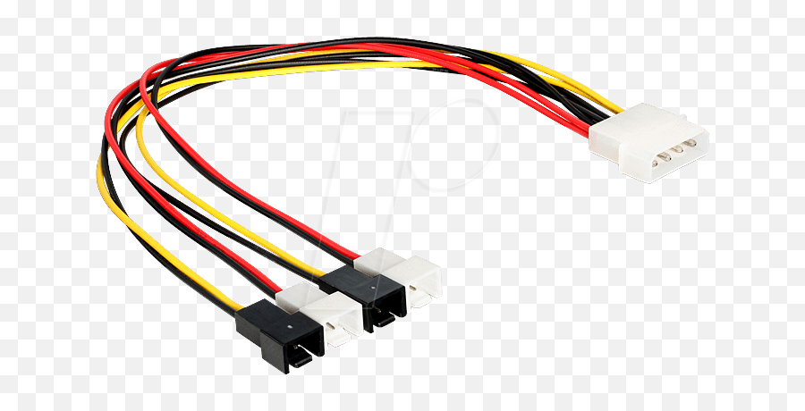 Delock 83343 Cable Power Supply Fan - Molex 4 Pin Wentylator Emoji,Emoji Car Plug Battery