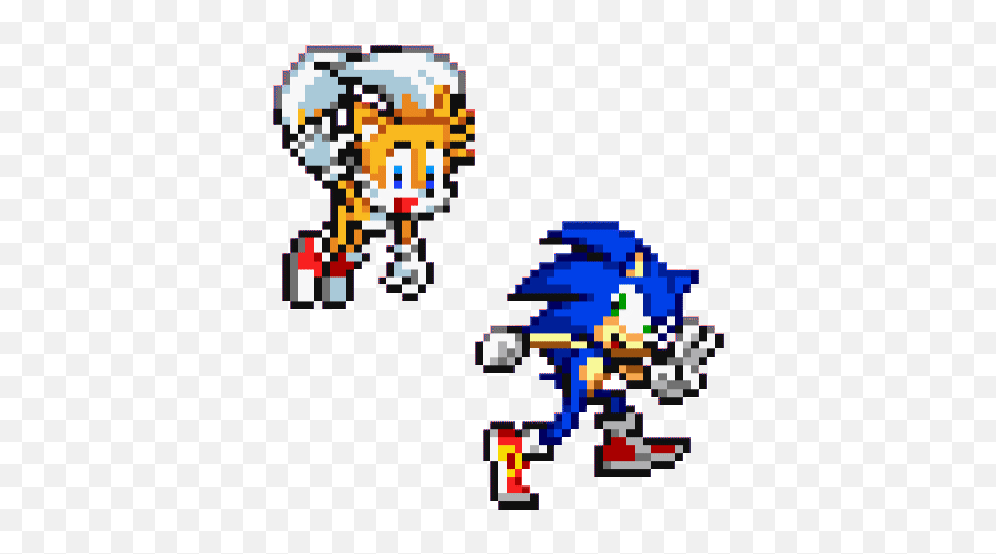 The Hedgehog Stickers For Android Ios - Pixel Sonic The Hedgehog Gif Emoji,Sonic The Hedgehog Emoji