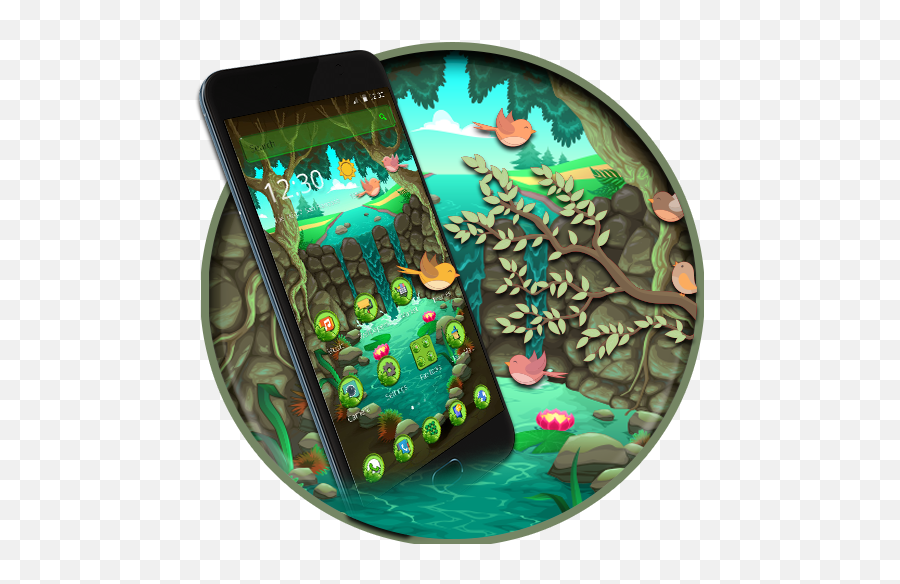 Amazoncom Beautiful Nature Forest 2d Theme Appstore For - Smartphone Emoji,How To Get Ios 10 Emojis On Android