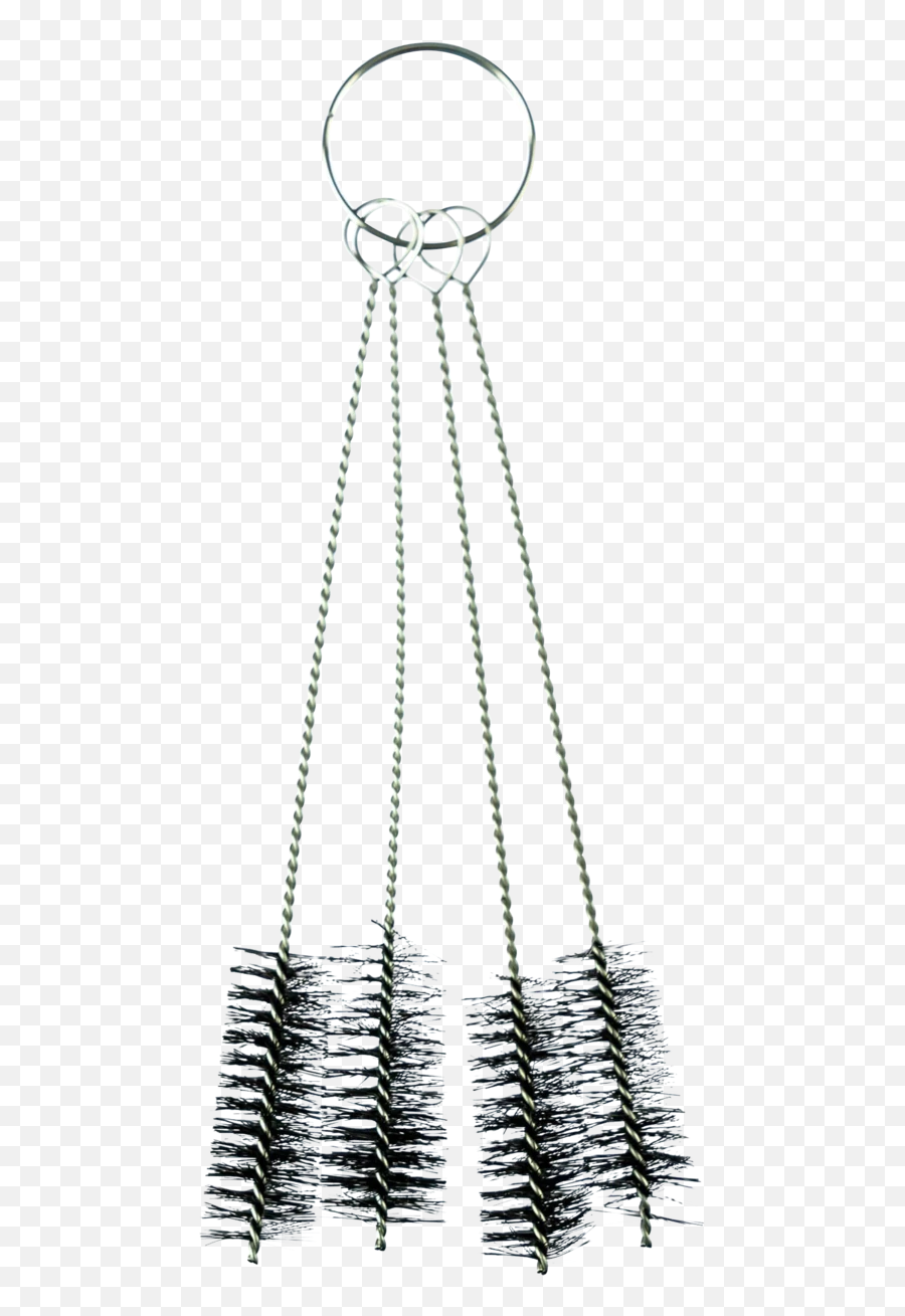 Nylon Cleaning Brush Set - Chain Emoji,Wind Chime Emoji