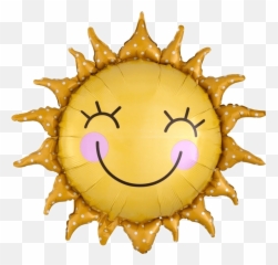 Smiley Sunshine Sun Balloon - Prop Sun Emoji,Sunshine Emoji