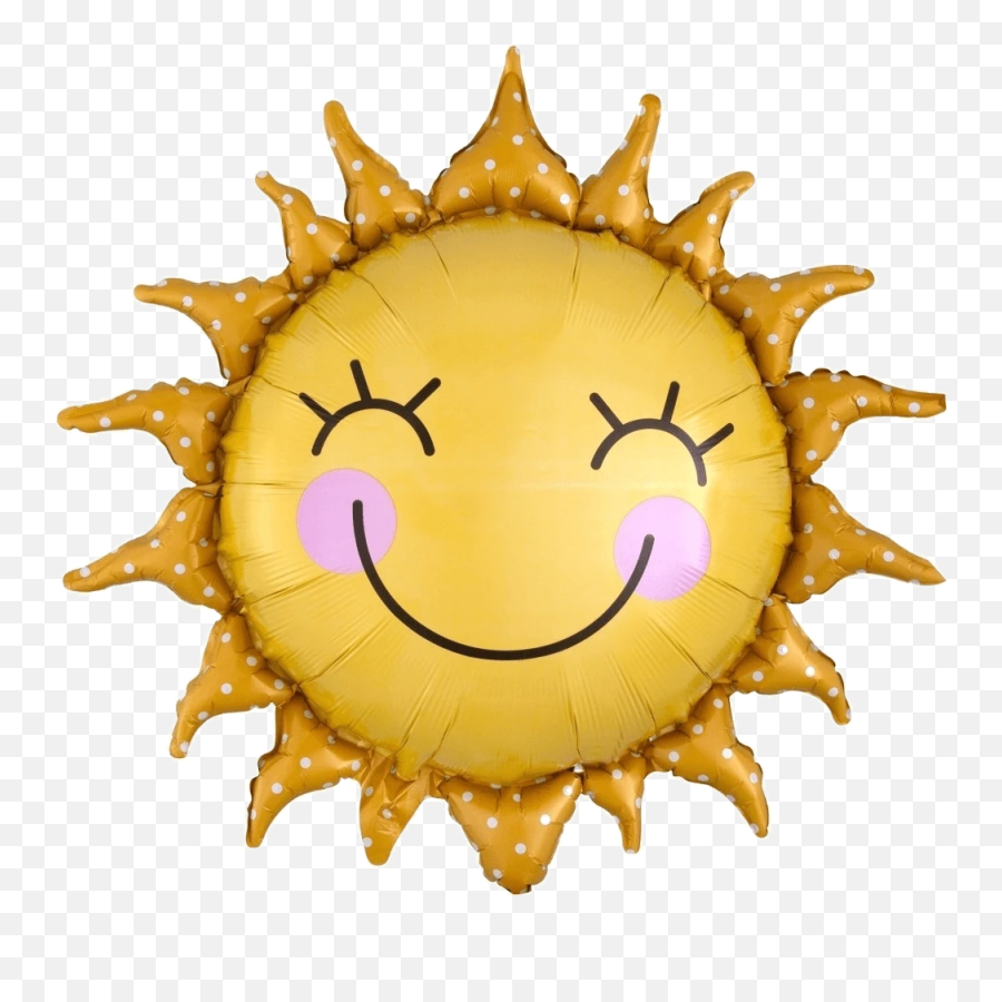 Smiley Sunshine Sun Balloon - Prop Sun Emoji,Sunshine Emoji