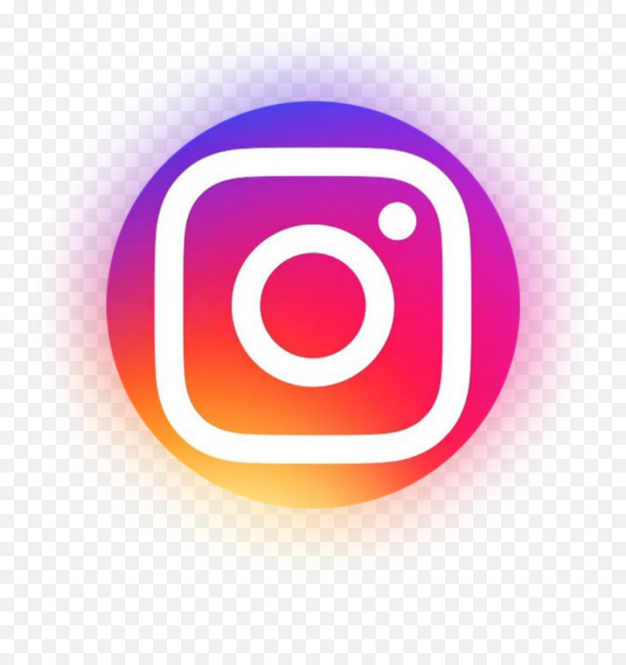 Instagram Logo Icon Neon Circle Sticker Color Gradient Emoji Instagram Logo Emoji Free Transparent Emoji Emojipng Com