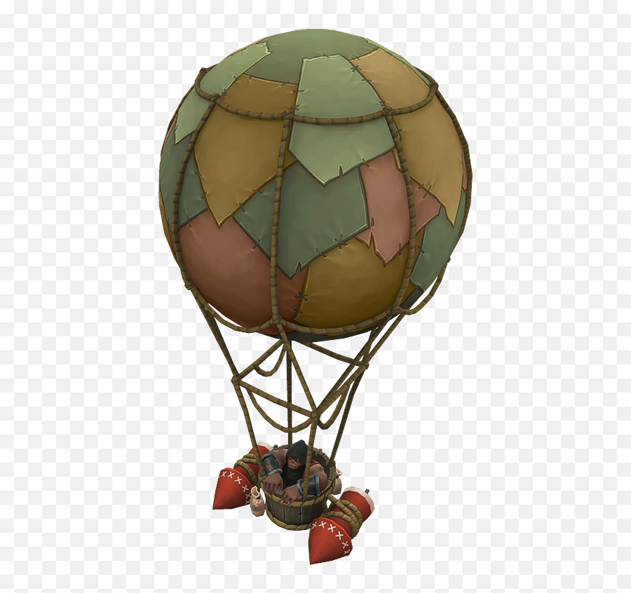 Hot Air Balloon In Game Png Image With - Fortnite Air Balloon Transparent Emoji,Hot Air Balloon Emoji