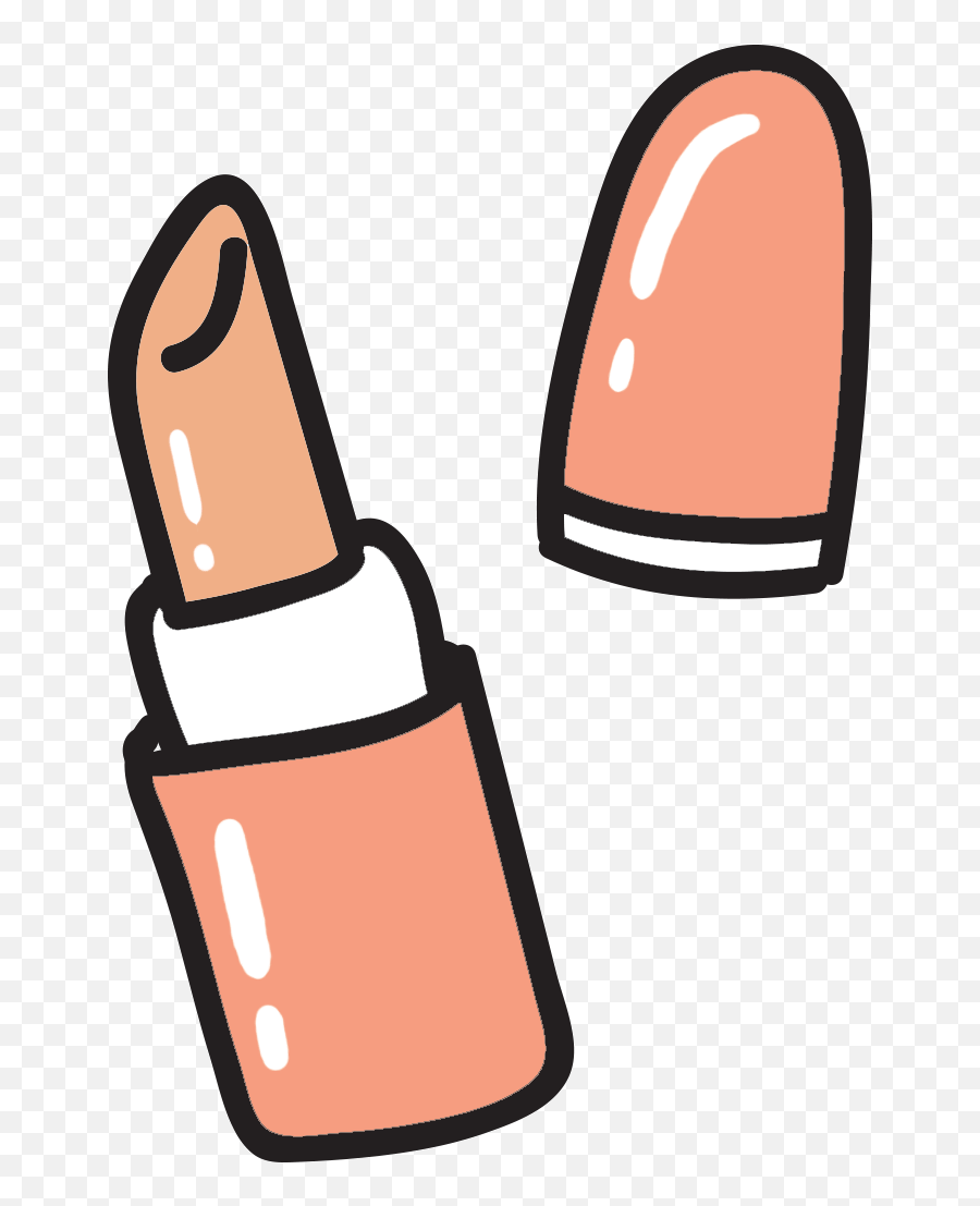 Make Up Lipstick Sticker By Giobi - Lipstick Clipart Full Lipstick Sticker Emoji,Lipstick Emoji Png