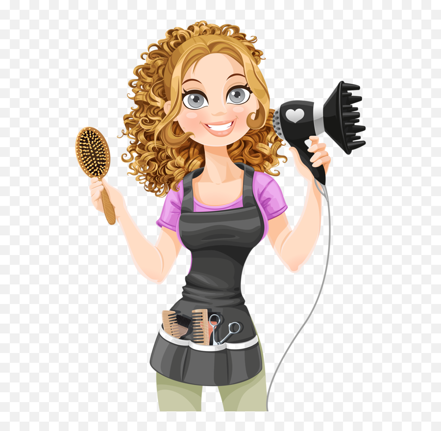 Makeup Clipart Hair Stylist Makeup Hair Stylist Transparent - Hairstylist Cartoon Emoji,Blow Nose Emoji