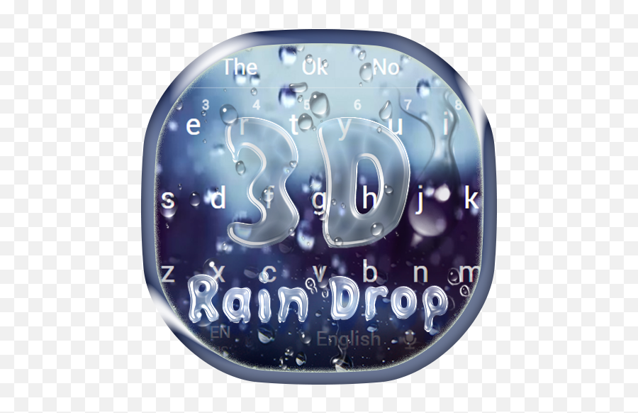 3d Falling Raindrop Keyboard - Circle Emoji,How To Make Emojis Rain