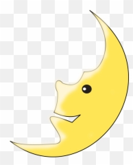 Public Domain Clip Art Image - Kartun Bulan Png Emoji,Crescent Moon Emoticon
