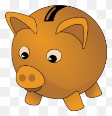 Brown Piggybank Vector Image - Clip Art Emoji,Pig Knife Emoji