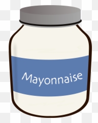 Jar Clipart Mayo Jar Jar Mayo Jar - Mayonnaise Drawing Emoji,Mayonnaise Emoji