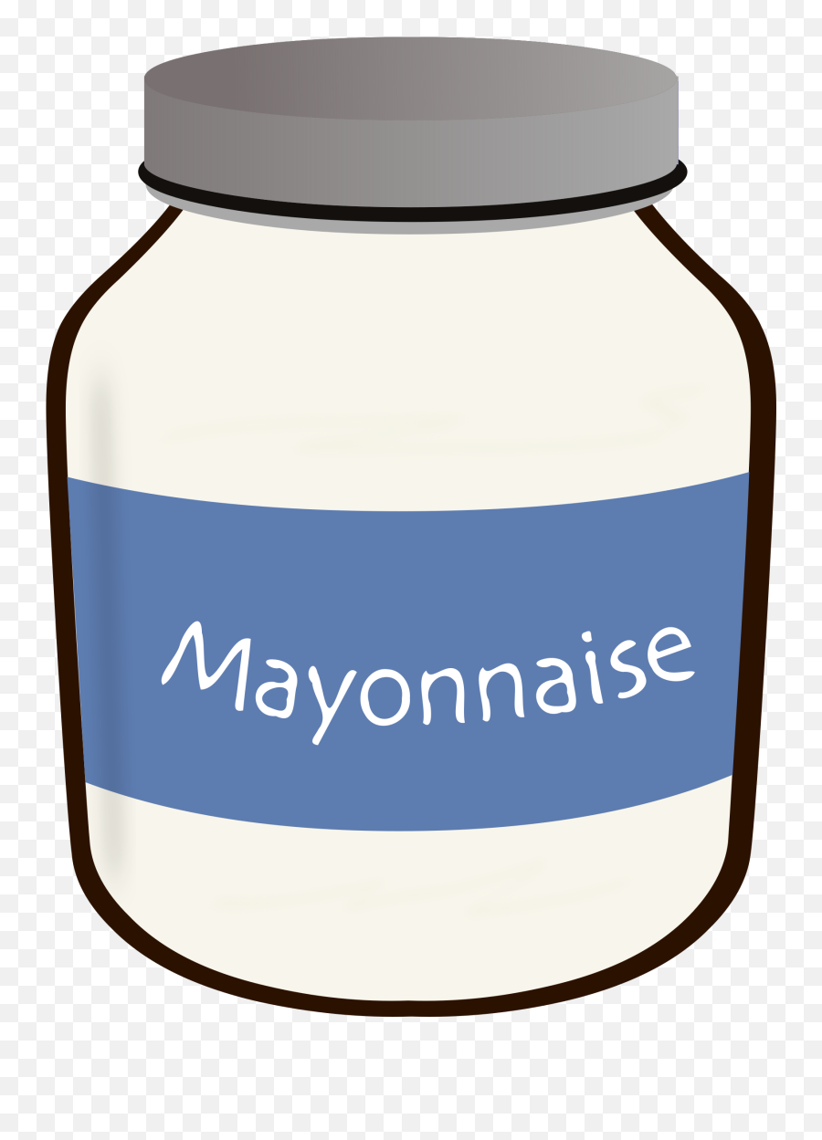 Jar Clipart Mayo Jar Jar Mayo Jar - Mayonnaise Drawing Emoji,Mayonnaise Emoji