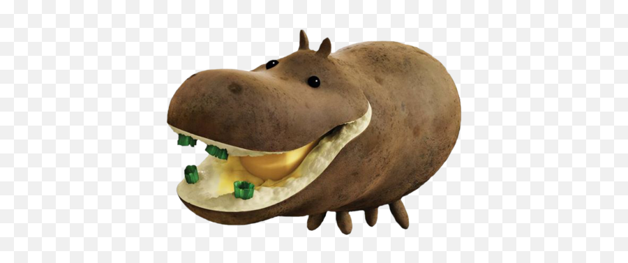 Its A Hippotatomus - Potato Hippo Emoji,Donkey Emoji Copy And Paste