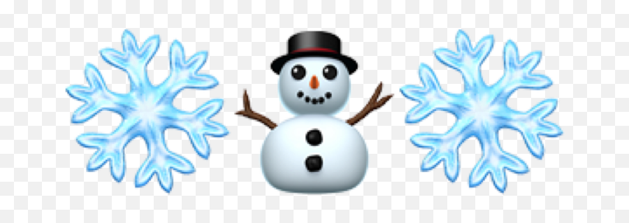 Iphone Emoji Winter Snow Freetoedit - Snowman,Winter Emoji