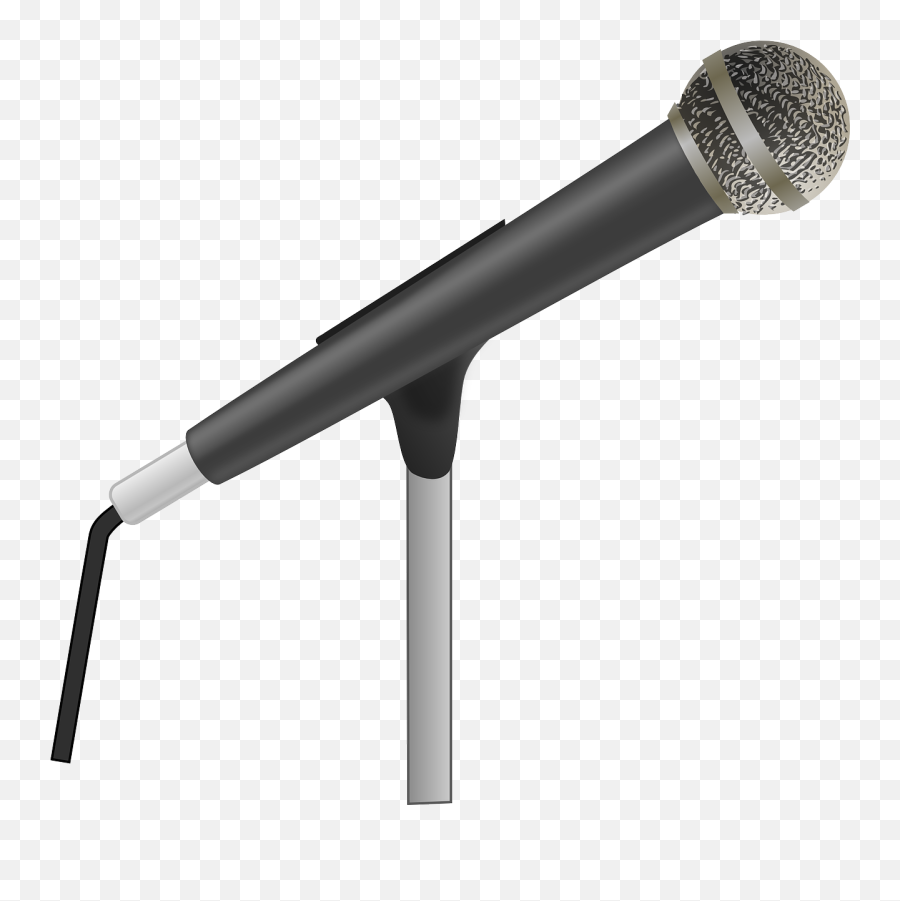 Microphone Microphone Stand Karaoke - Microphone Clip Art Transparent Background Emoji,Magic Mike Emoji