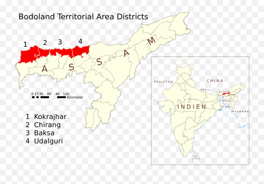 Bodoland Territorial Area Districts - Atlas Emoji,420 Emoji