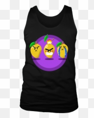 Funny Cartoon Fruit Feeling Mood Angry - Kobe Bryant Tank Top Emoji