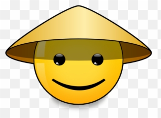 Conical Hat - China Smiley Emoji,Emoji Hats
