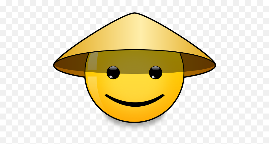 Conical Hat - China Smiley Emoji,Emoji Hats