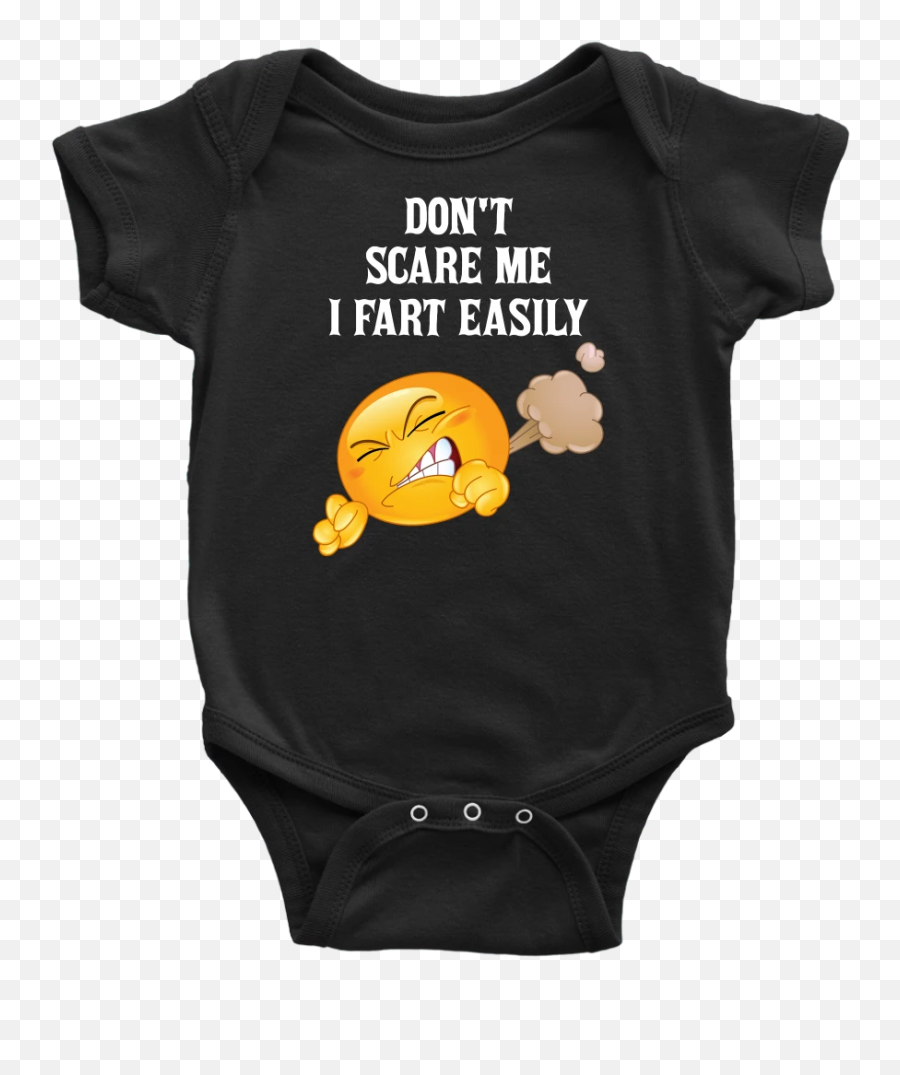 Funny Emoji Donu0027t Scare Me I Fart Easily Shirt - Know What You Did 9 Months Ago Onesie,Emoji Tops