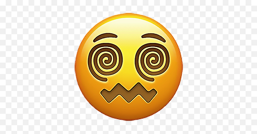 Emoji Emojisticker Sticker Stickers Ugh Smiley Confused - Hypnotized Emoji,Confused Emoji Meme