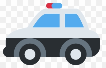 Police Car Emoji Clipart -