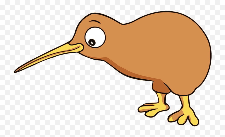 Kiwi Bird Clipart Free Download Transparent Png Creazilla - Kiwi Bird Cartoon Kiwi Emoji,Hummingbird Emoji