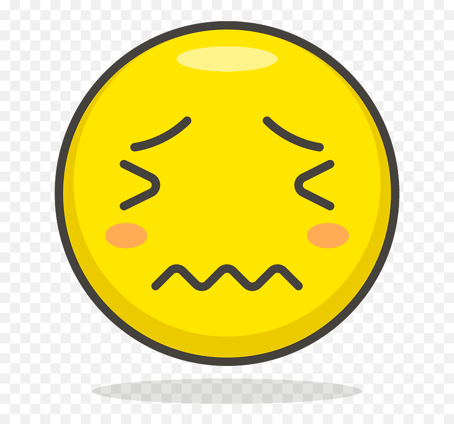 Confounded Face Emoji Clipart - Happy Smiley,Caritas De Emojis