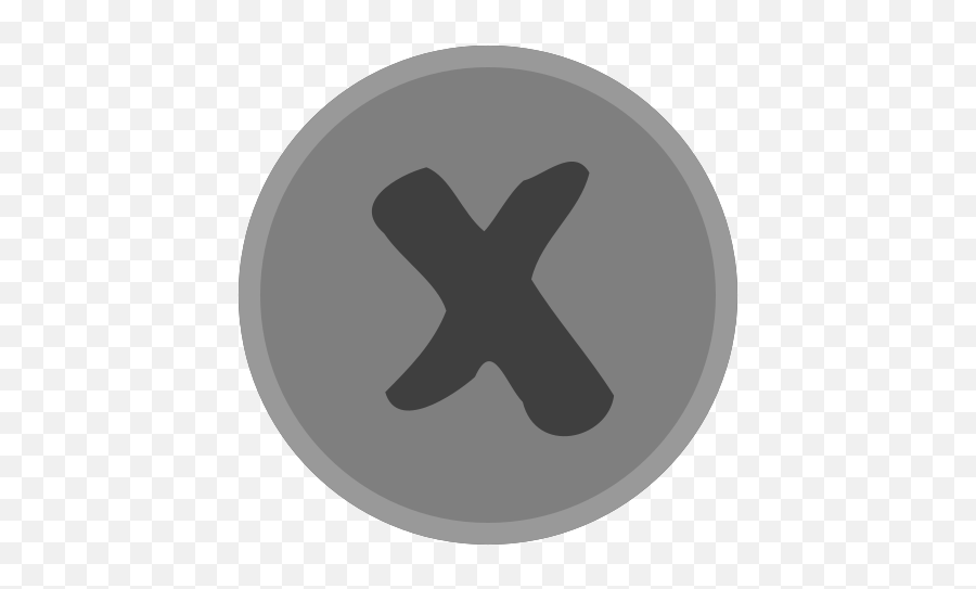 Small - Greyxmarkpng Png Svg Clip Art For Web Download X Clipart Grey Emoji,X Mark Emoji