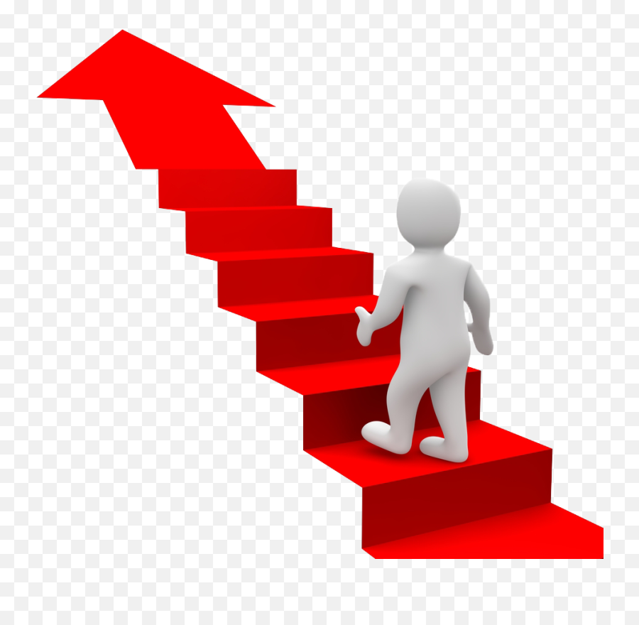 Goal Clipart Stair - Climbing Stairs Clipart Png Emoji,Stairs Emoji