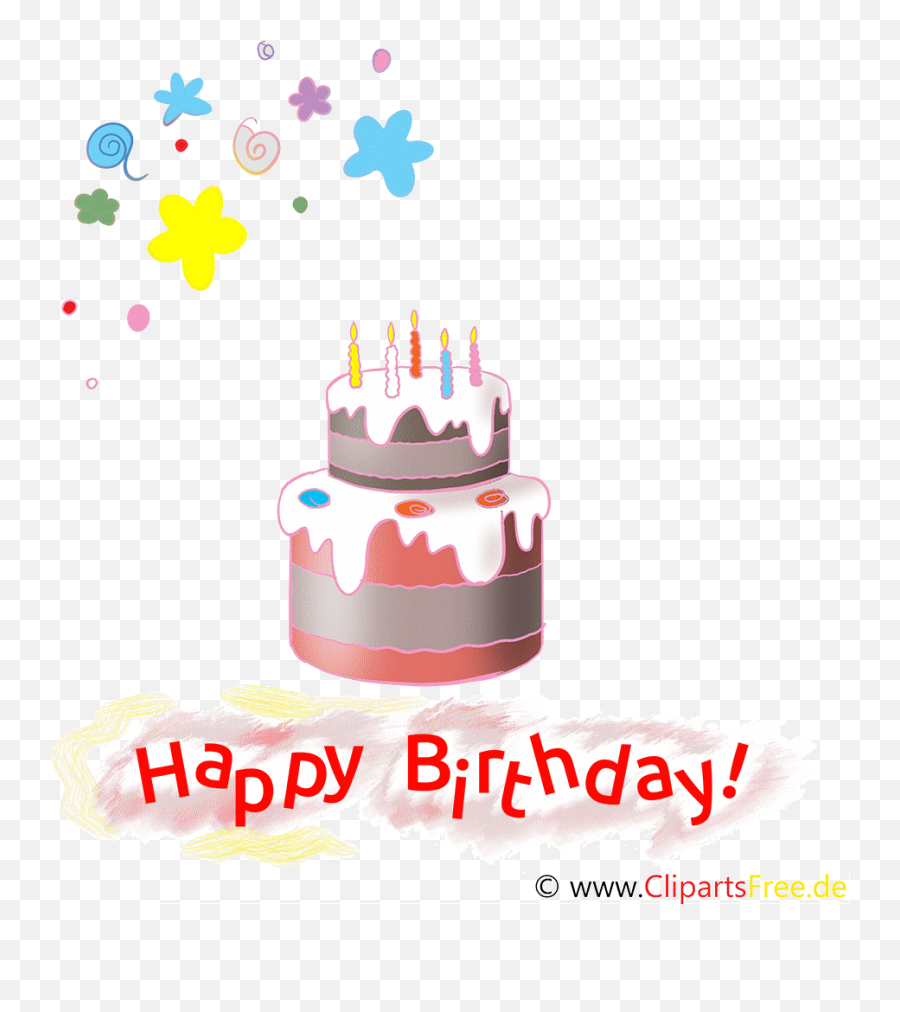 Gif Pictures For A Birthday - Gateau Anniversaire Gif Animé Gratuit Emoji,Birthday Emoticons For Facebook