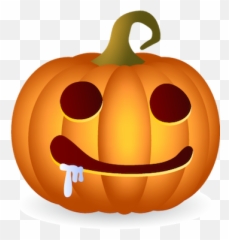 Pumpkin Halloween Sticker Emoji