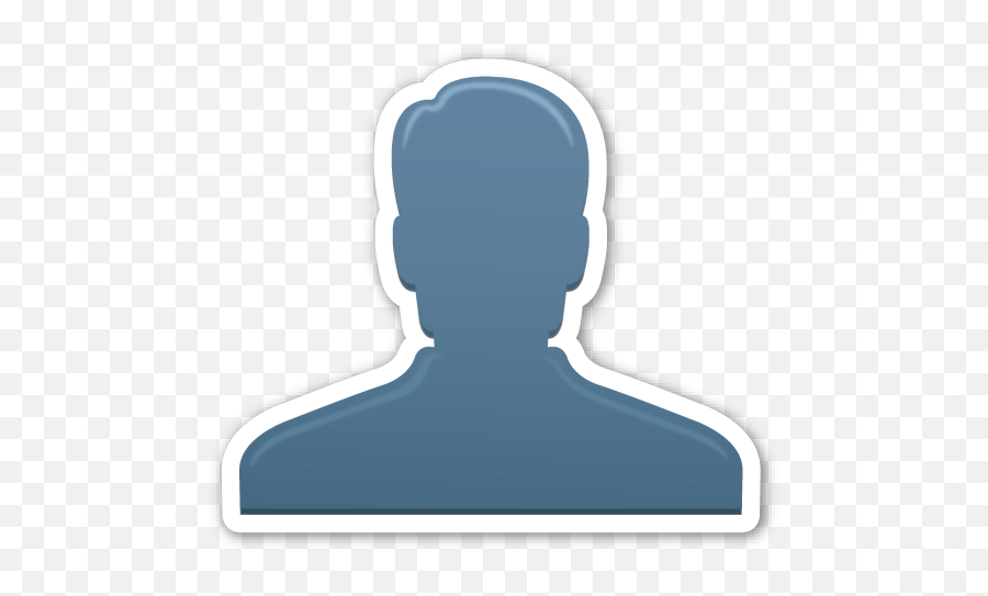 Busts In Silhouette Emoji - Silhouette Person Emoji,Silhouette Emoji