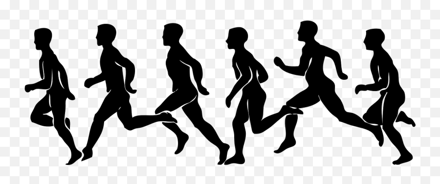 Track Clipart Cross Country Track - People Running Transparent Emoji,Cross Country Emoji