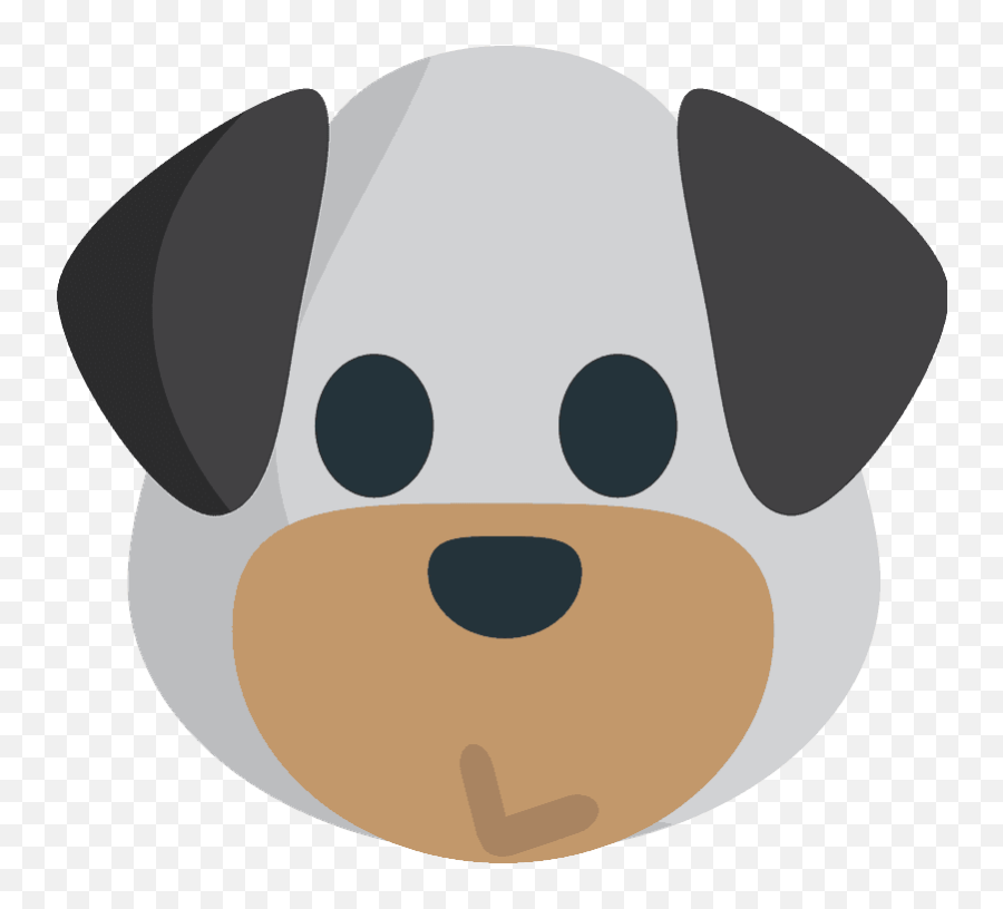 Dog Face Emoji Clipart - Soft,Emoji Dog Tags