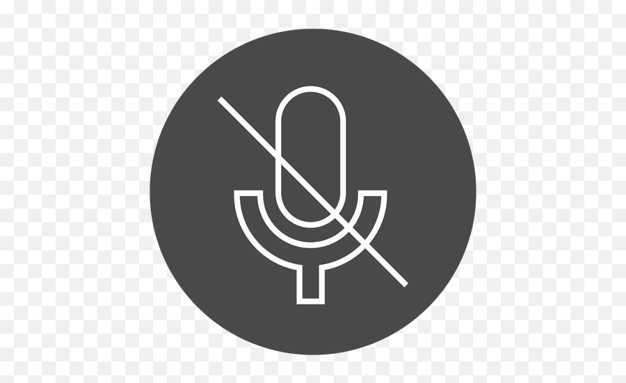 Microphone Off Button Circle Icon - Toronto Symphony Orchestra Logo Png Emoji,Microphone Emoji Png