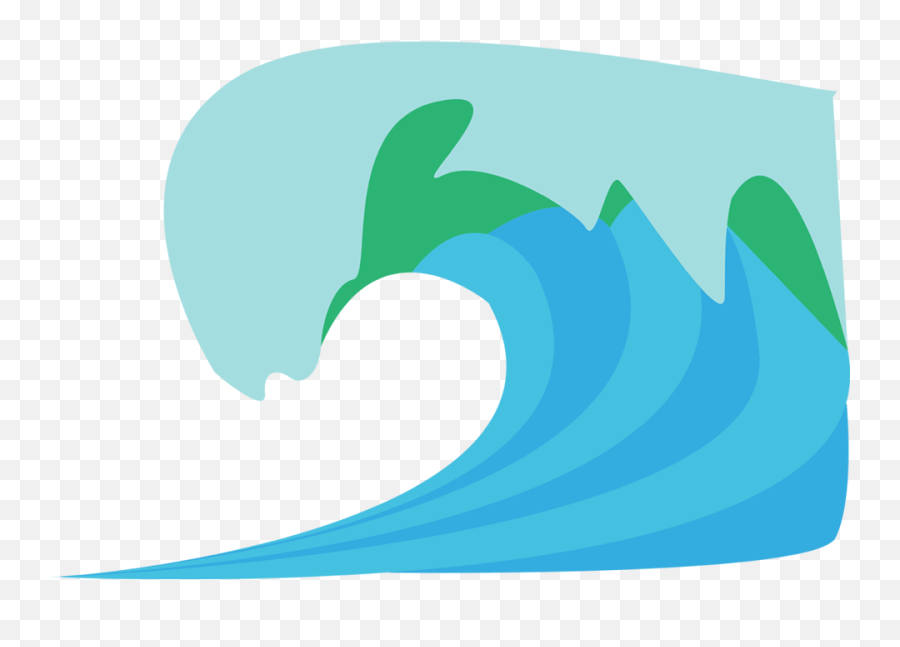 Tidal Wave Png Clipart - Tsunami Waves Clipart Transparent Background Emoji,Ocean Wave Emoji
