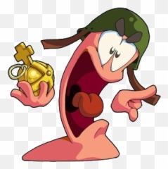 Worms Game Png - Emoji