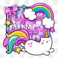Download Cute Kawaii Unicorn Keyboard - Cheetah Emoji