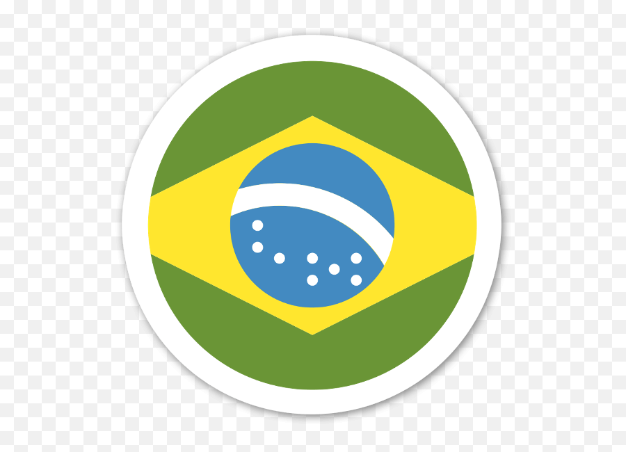 Download Hd Brazil Flag Sticker - Flag Brazil Png Emoji,Emoji 95