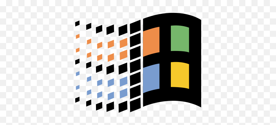 Windows Logo Png - Windows 95 Logo Png Transparent Emoji,Android Emoji Comparison