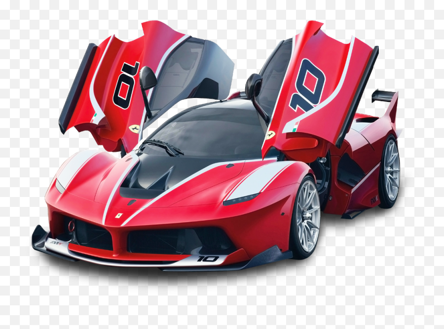 Ferrari Fxxk Racecar Car 10 Doors Open Red Exotic Conce - Ferrari Fxxk Png Emoji,Race Car Emoji