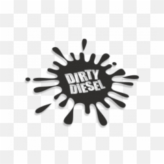 Dirty Diesel Splash Stickers Car moto bike 3D - Hand Emoji