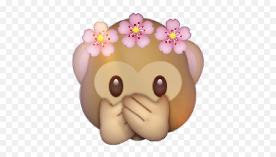 Trending Monkeyemoji Stickers - Emoji Flower Sticker Png,Flower Emoticons