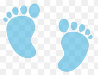 Babyfeet Baby Feet Footprint Print Pastel Blue Boy Over - Blue Baby Footprints Png Emoji,Footprint Emoji