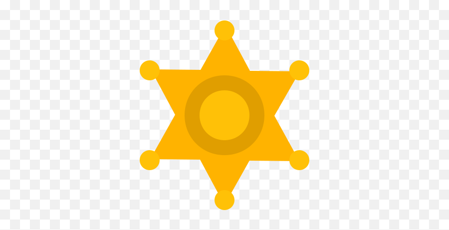 Sheriff Icon - Sheriff Badge Clipart Black And White Emoji,Sheriff Emoji