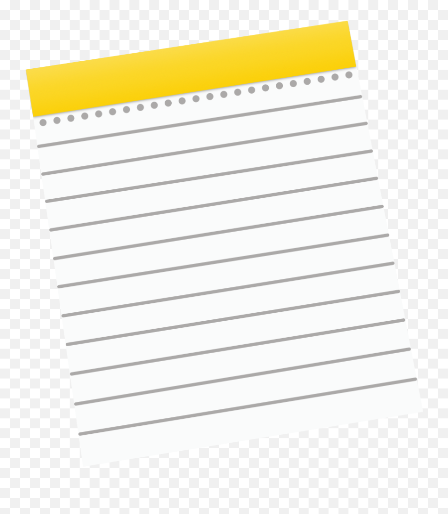 Mac Notes Icon Transparent U0026 Png Clipart Free Download - Ywd Paper Emoji,Ios7 Emoji