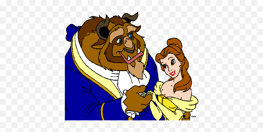Beauty And The Beast Clip Art Clip Art Library Gif - Clipartix Belle And The Beast Clipart Emoji,Beast Emoji