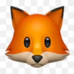 Fuchs Emoji Tier Freetoedit - Red Fox