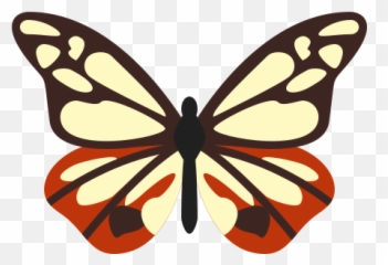 Parantica Sita Butterfly Icon - Butterflies Emoji
