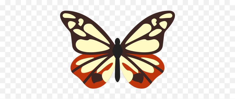 Parantica Sita Butterfly Icon - Butterflies Emoji,Butterfly Emoji Iphone